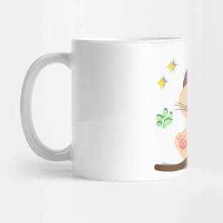 Cute kitten playing happily Mug